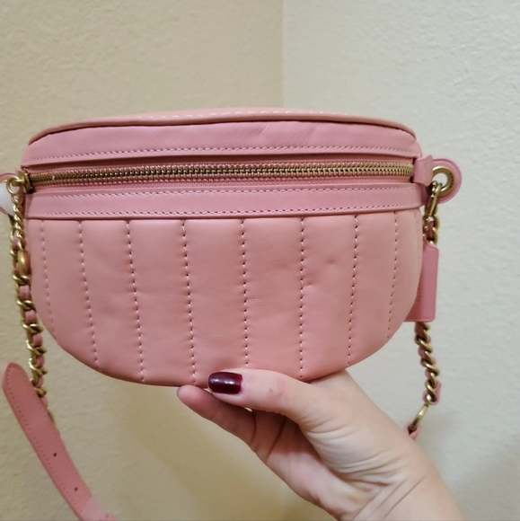 Coach Bags Coach Quilted Chain Leather Waist Belt Bag Poshmark